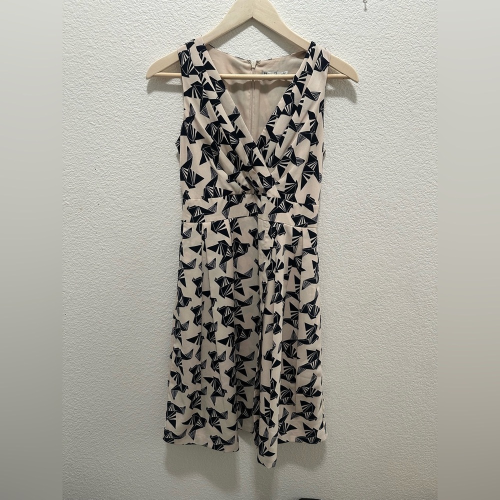Eliza J paper crane print dress 2